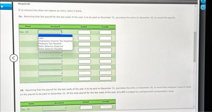 for the week ended December 30 was obtained from the records of