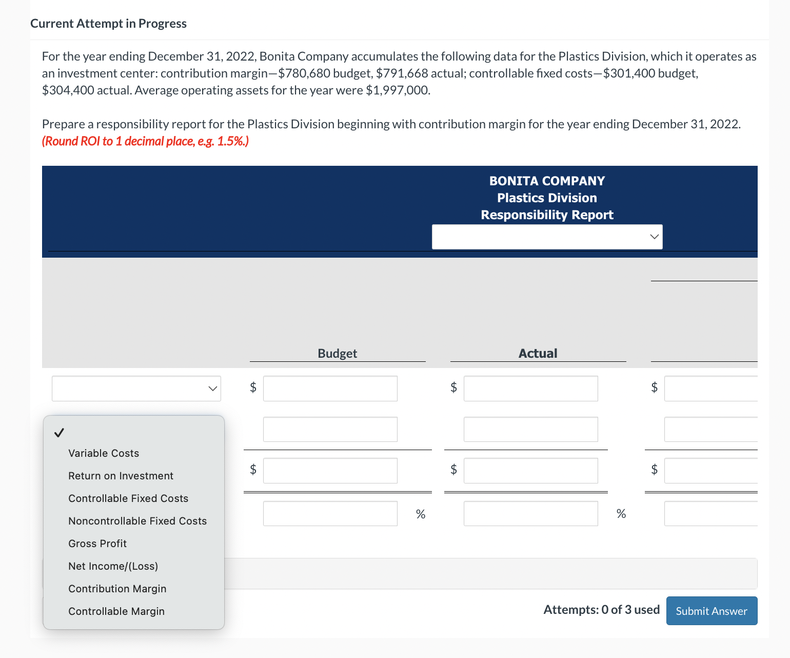 Current Attempt in Progress For the year ending December 31, 2022, Bonita