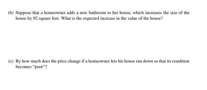 from a community in 2003. Let Price denote the selling price (in