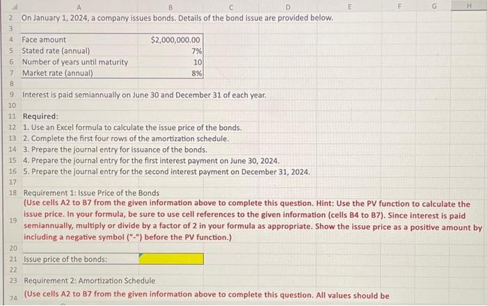 Entries related to the Issuance of Bonds [LO 9-5] On January 1,