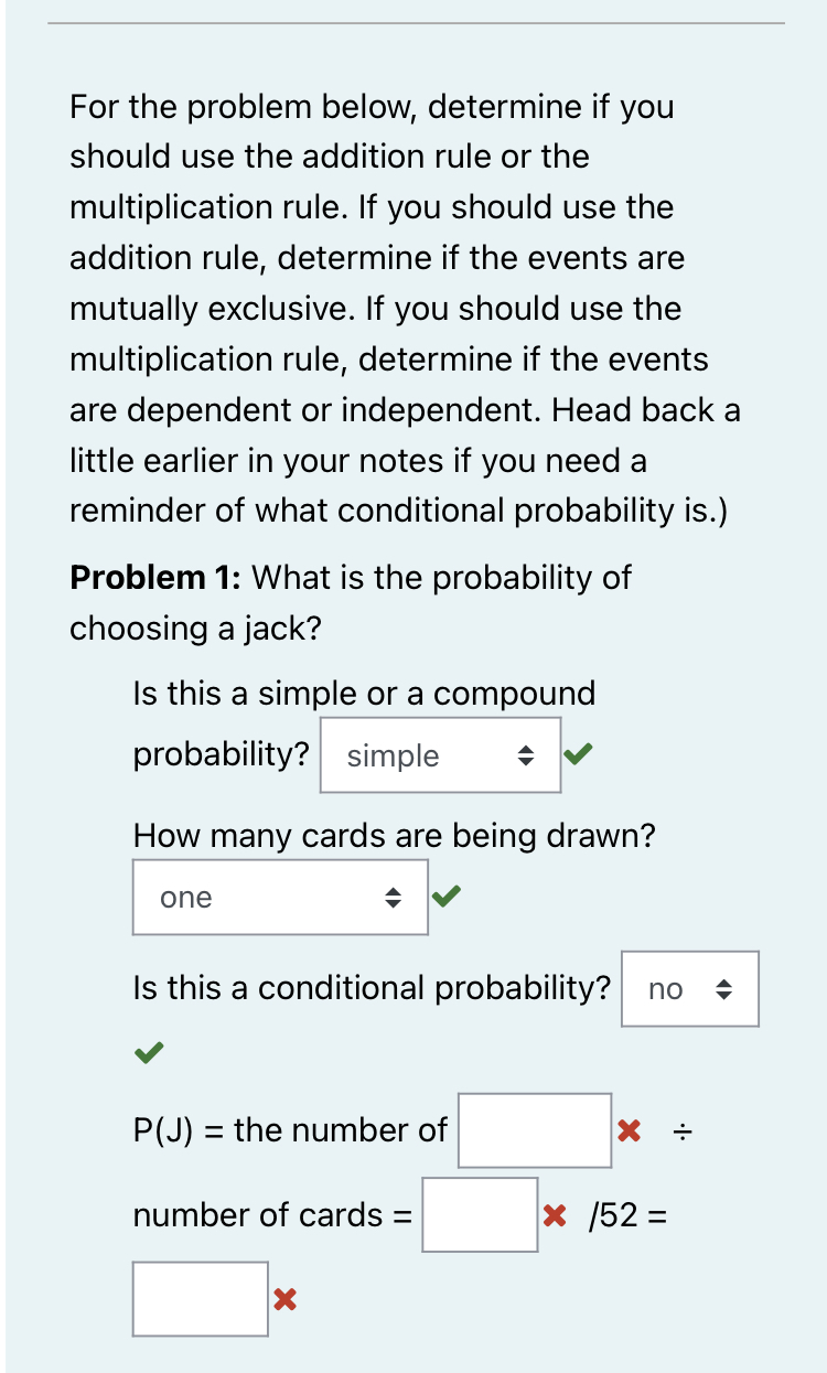 senior? Step 1: List the events. Event A: Choosing student who is