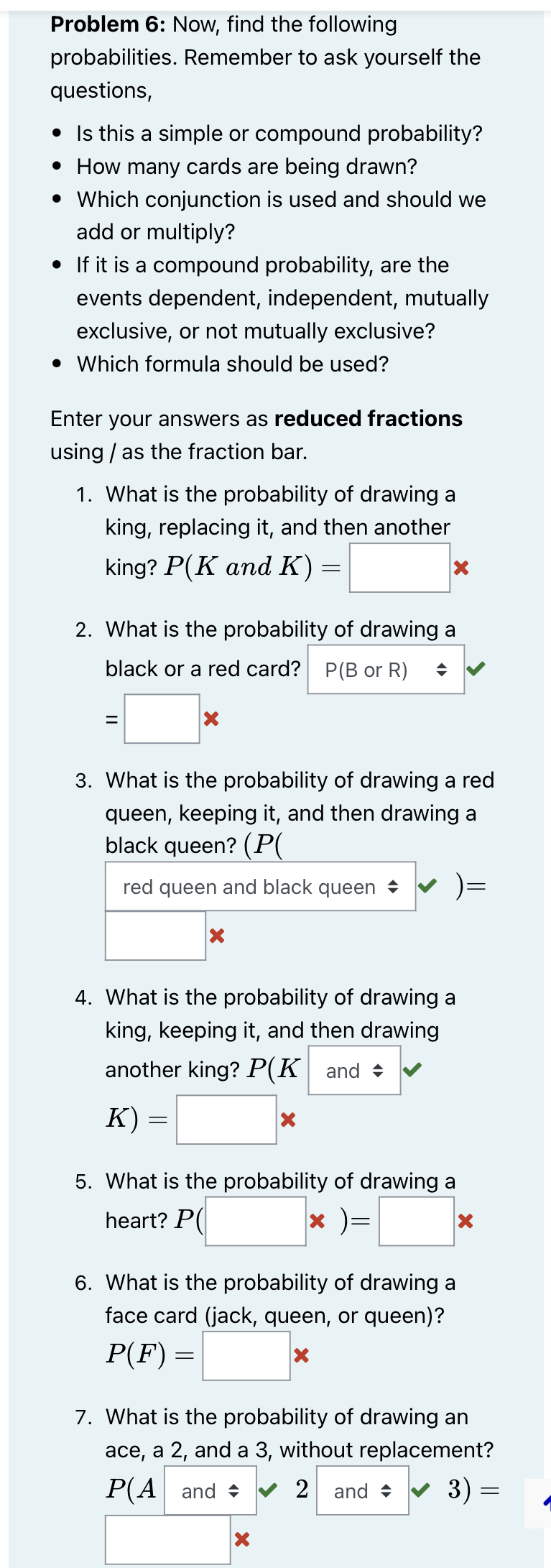 and solve for the probability. The events are not mutually exclusive, so