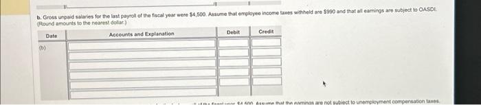 For all payroll calculations, use the following tax rates and round amounts
