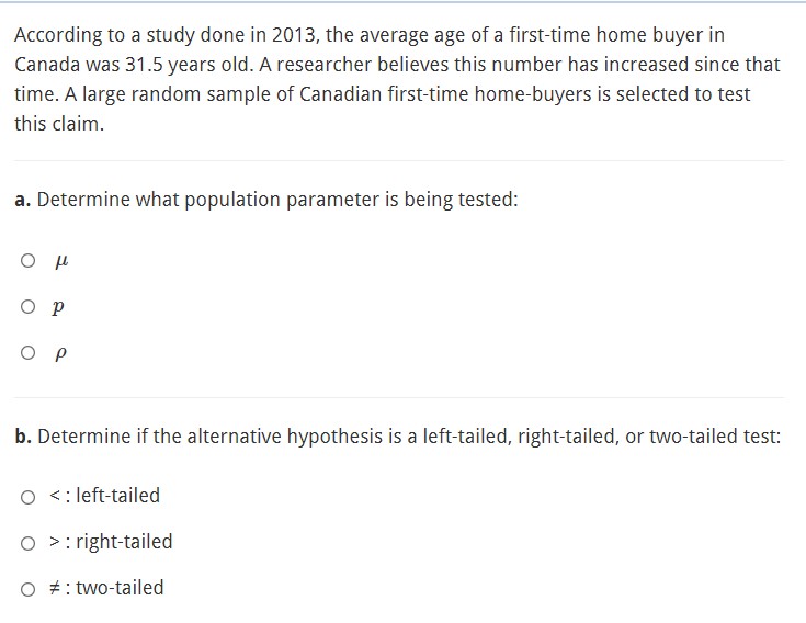 According to a study done in 2013, the average age of a