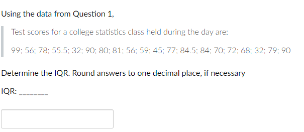 99; 56; 78; 55.5; 32; 90; 80; 81; 56; 59; 45; 77;