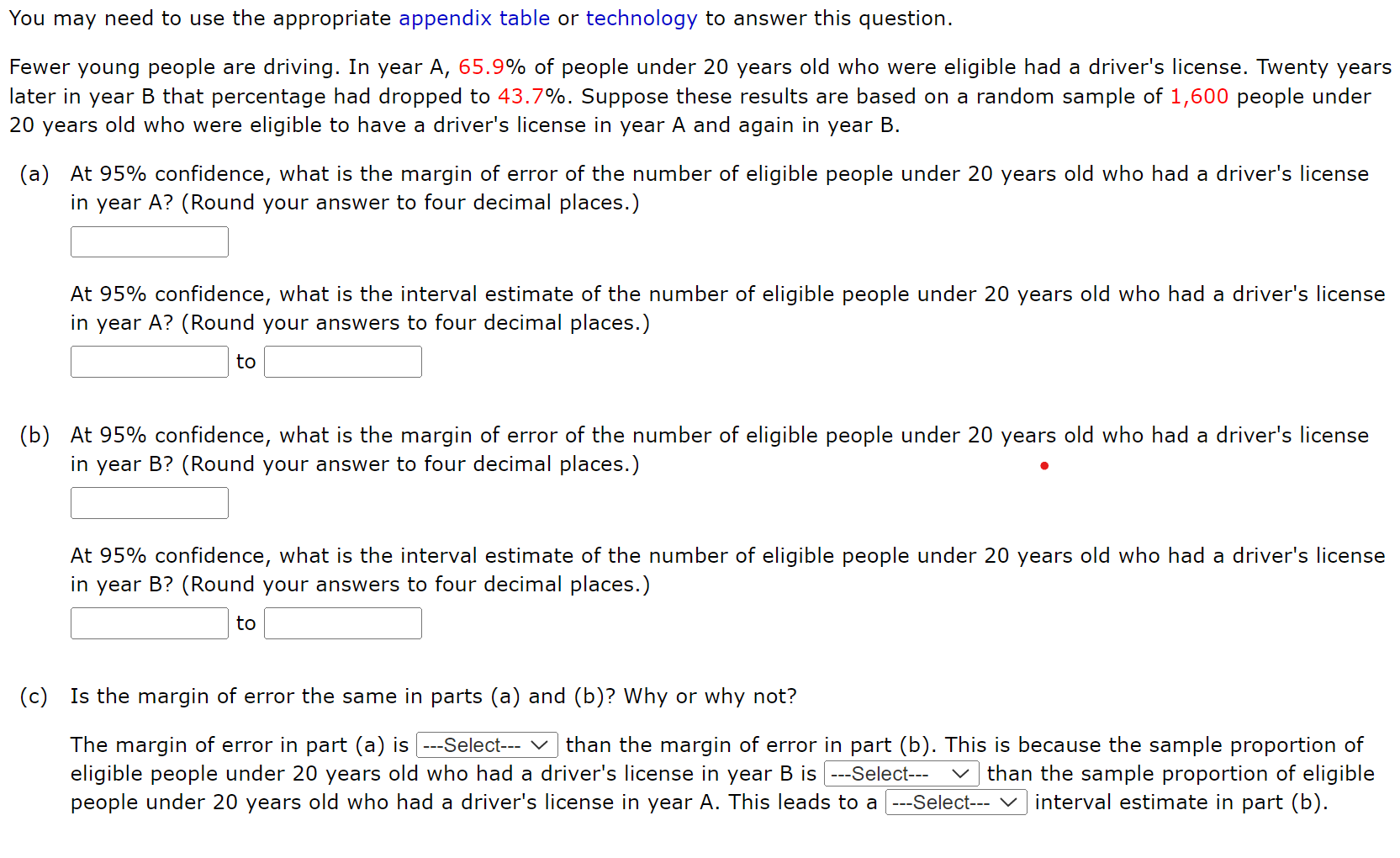 (Round your answers to two decimal places.) (a) What is the standard