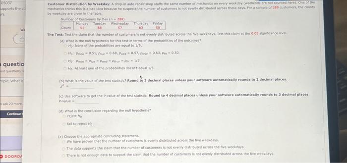 05037 upports the cli n Wi Customer Distribution by Weekday: A drop-in