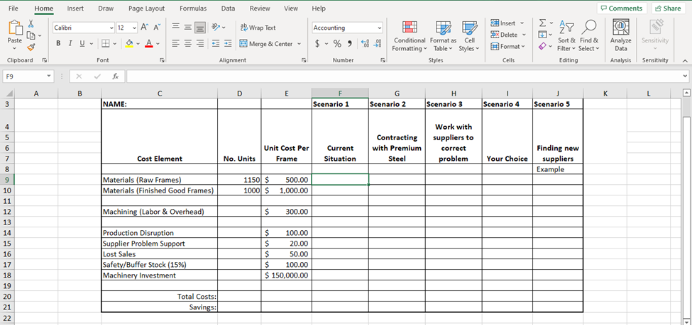 File Home Insert Draw Page Layout Formulas Data Review View Help Calibri