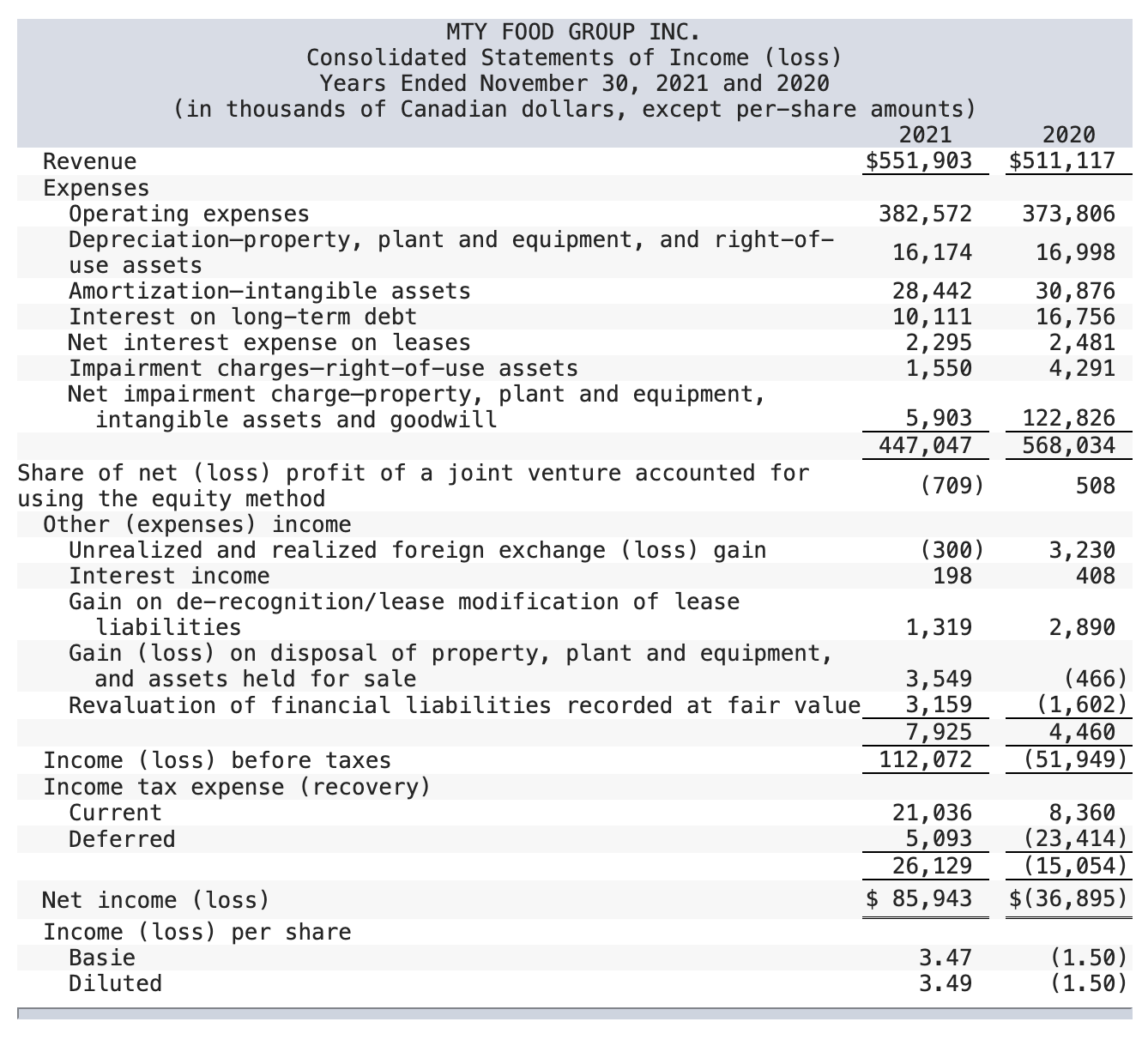 12-10, 12-11 MTY Food Group Inc. is a Canadian franchisor and operator