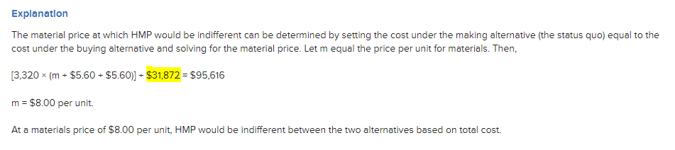 Harbortown Marine Products (HMP) manufactures and sells various fixtures for boat cabins.
