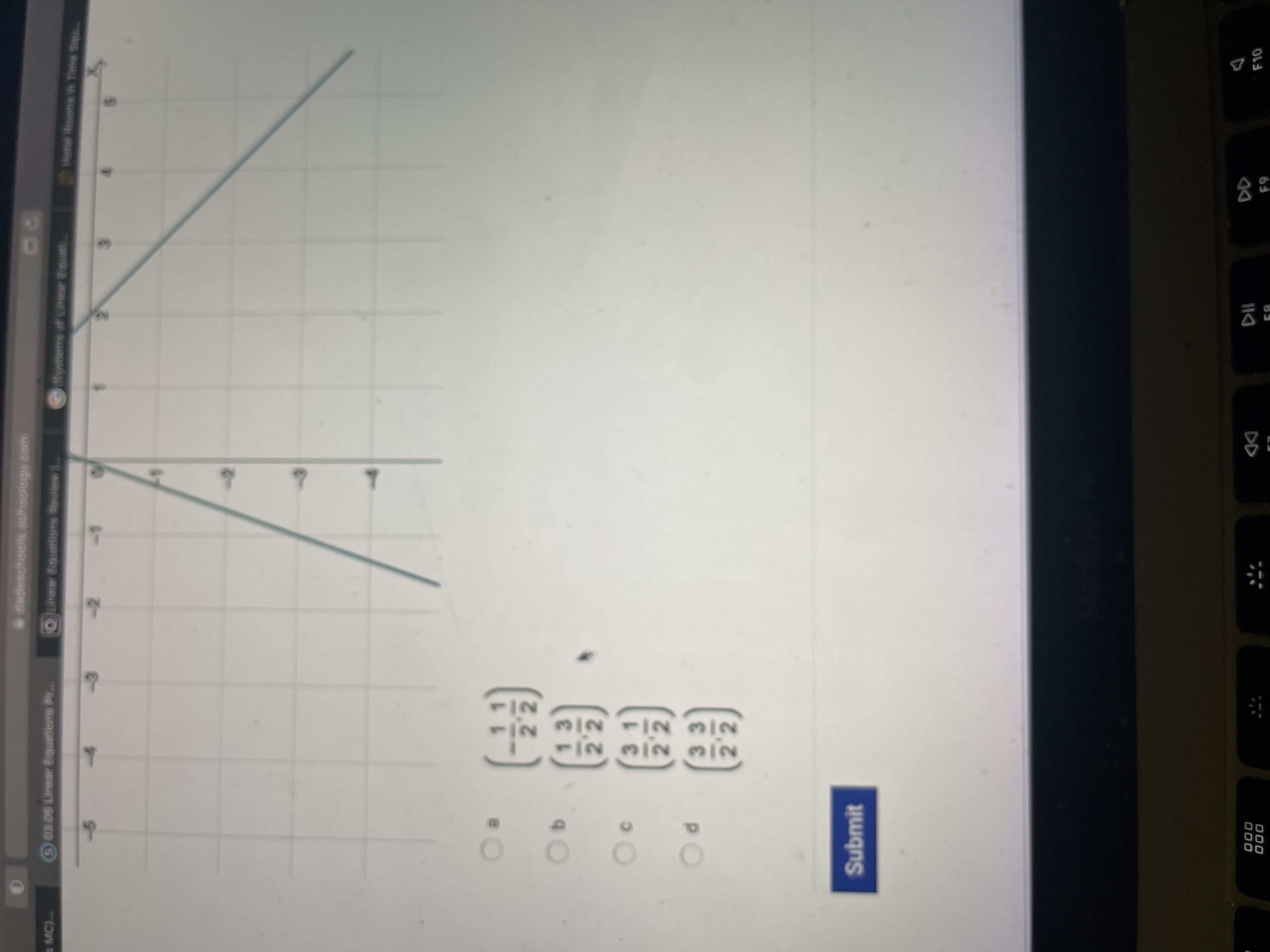 Linear Equati... Hotel Rooms in Time Squ... Question 15 (2 points) (Systems