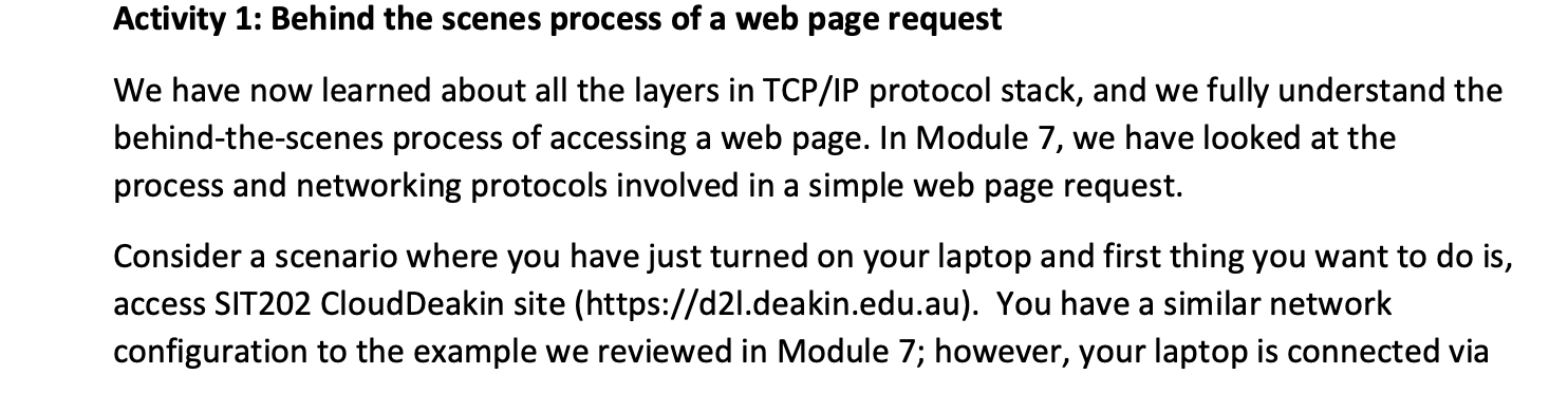 to use our good old friend, Wireshark to analyse the process you