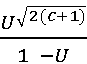 U2(C+1) 1 -U