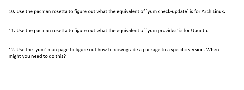 packages, but do NOT actually upate anything. 2. Check for updates to