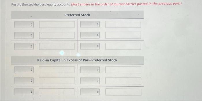 stated value of $3 per share. The following stock transactions were completed