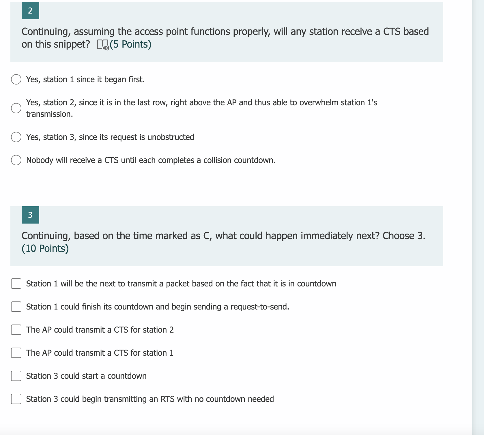 mobile stations can hear each other's transmissions. To operate the animation, first