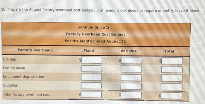 oils Variable 30 ozs. 0.30 9.00 Bottle (8-oz.) Variable 12 bottles 0.50