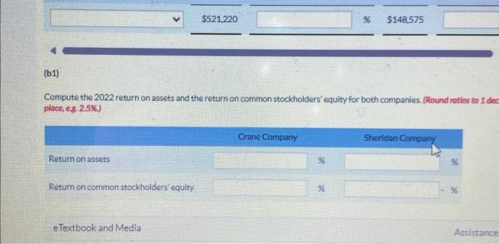 December 31, 2022, and December 31, 2021 Crane Company Sheridan Company 2022