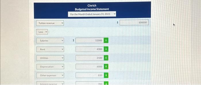 of 2020, the company's general ledger indicated the following balances: Debits Credits