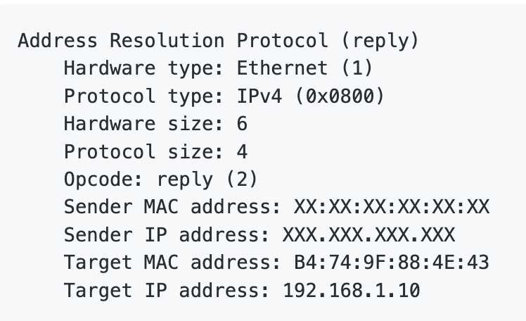(54) DHCP Server Identifier Length: 4 DHCP Server Identifier: XXX.XXX.XXX.XXX Option: (51)