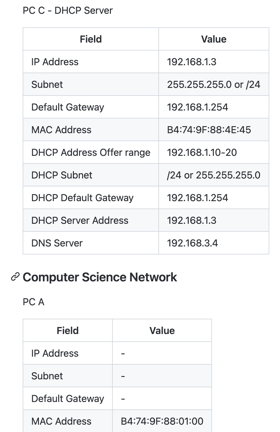 Server: XXX.XXX.XXX.XXX Option: (3) Router Length: 4 Router: XXX.XXX.XXX.XXX Option: (1) Subnet