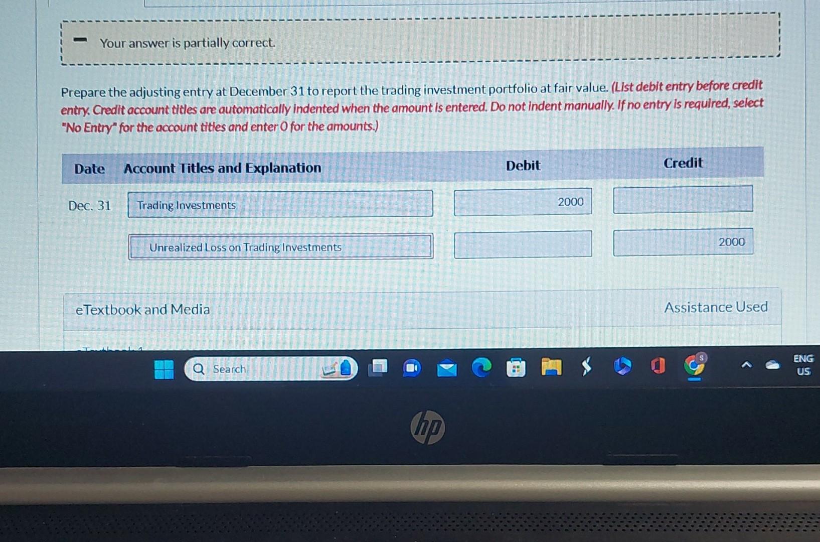 investments for Beca Inc. are as follows: Security Cost Fair Value A
