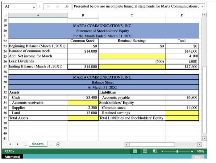 31. The Controller has asked you to help calculate the missing amounts