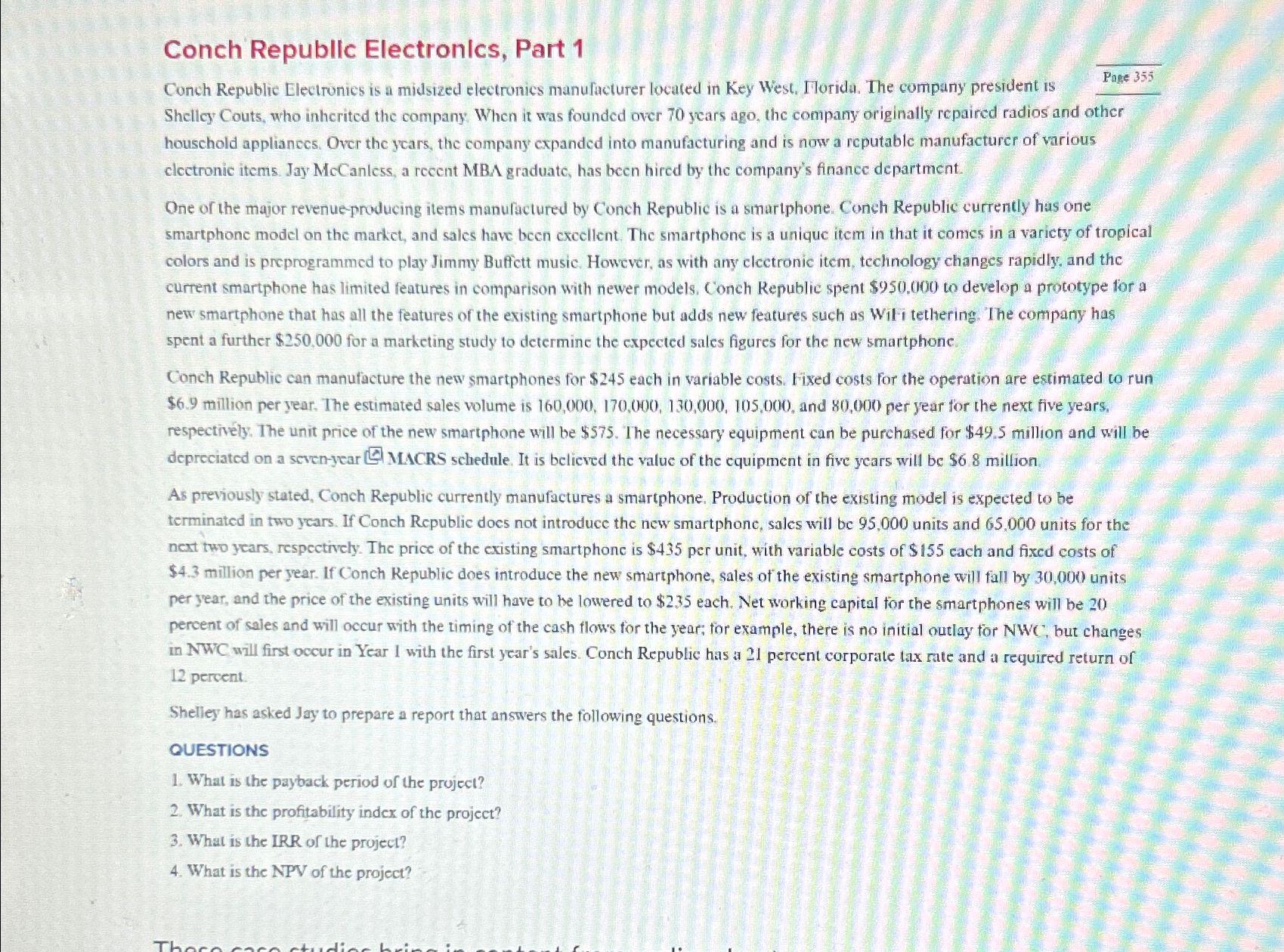 Conch Republic Electronics, Part 1 Page 355 Conch Republic Electronics is a