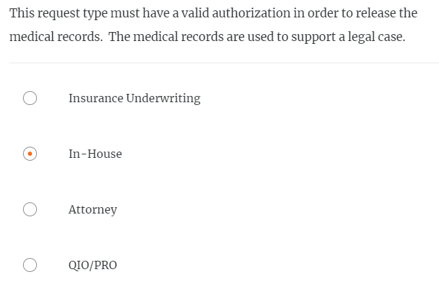 This request type must have a valid authorization in order to release
