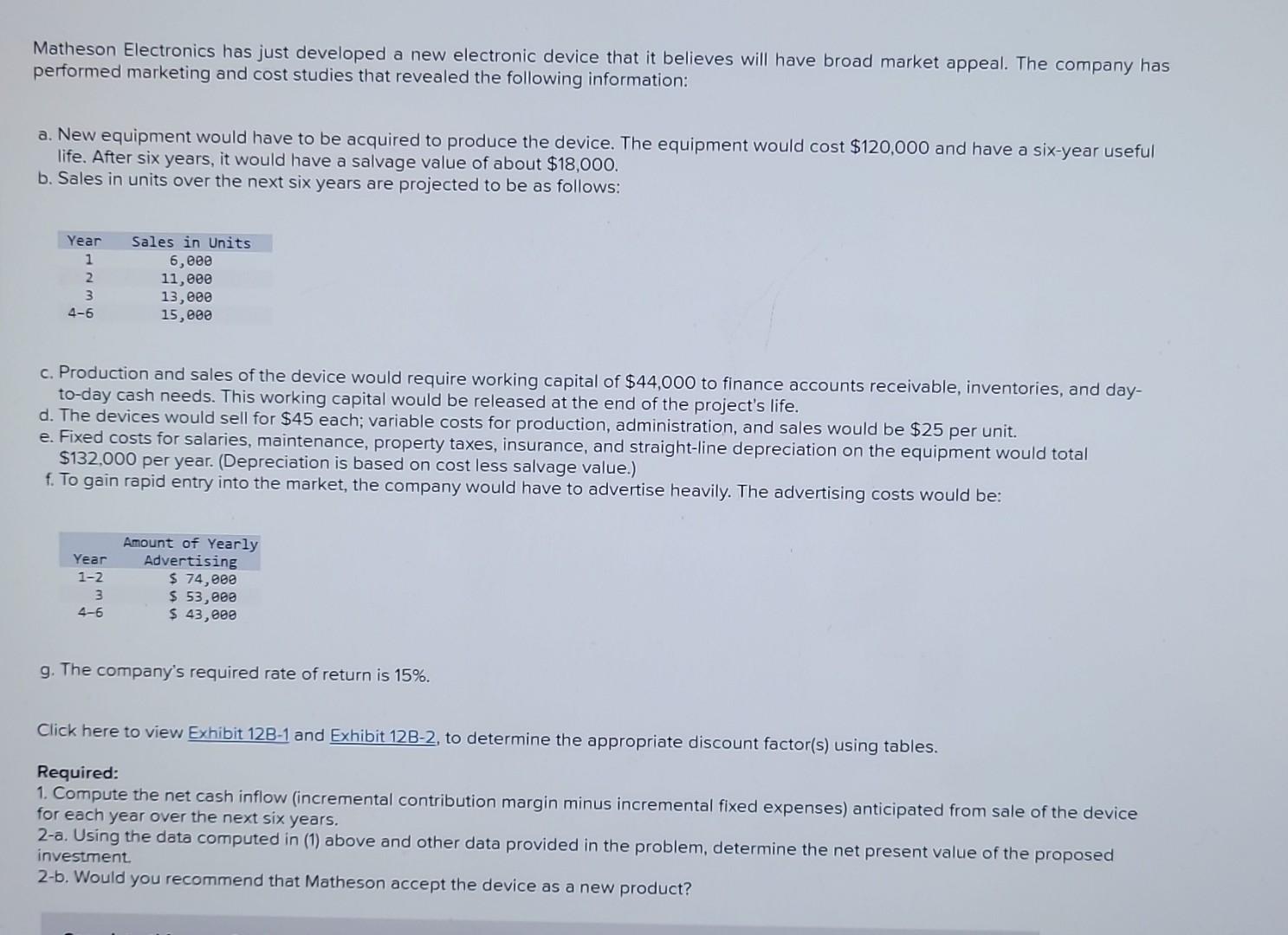 Matheson Electronics has just developed a new electronic device that it believes