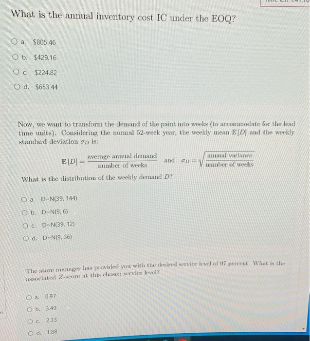 a (Q, R) inventory system to control its stock levels. For a
