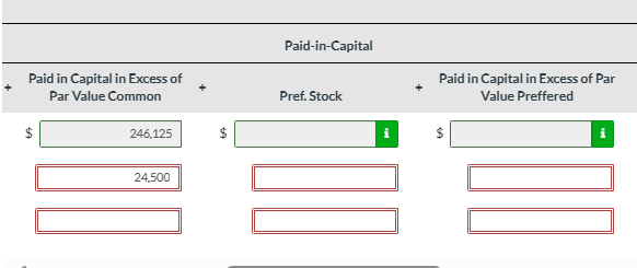 par value common stock for cash of $335,625. Issued 3,500 shares of