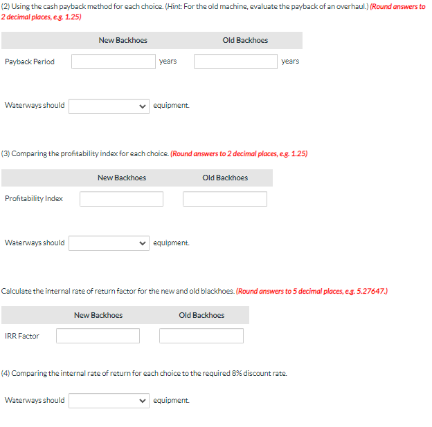 flow when it plans for capital investments. The company chose its discount