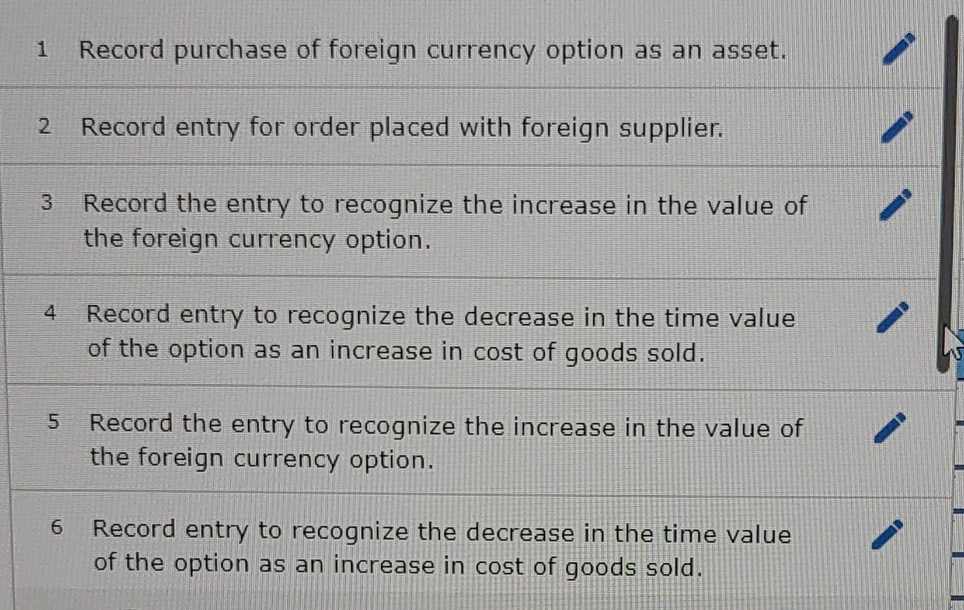 raw materials from a foreign supplier at a cost of 1,100,000 francs
