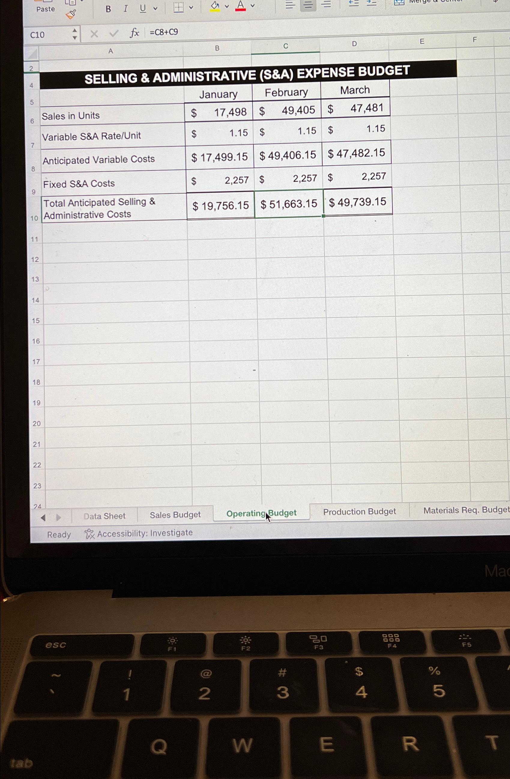 Paste BI UV C10 Xfx =C8+C9 A 2 4 B D CH