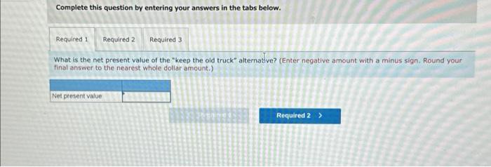 has a small truck that it uses for intracity deliveries. The truck