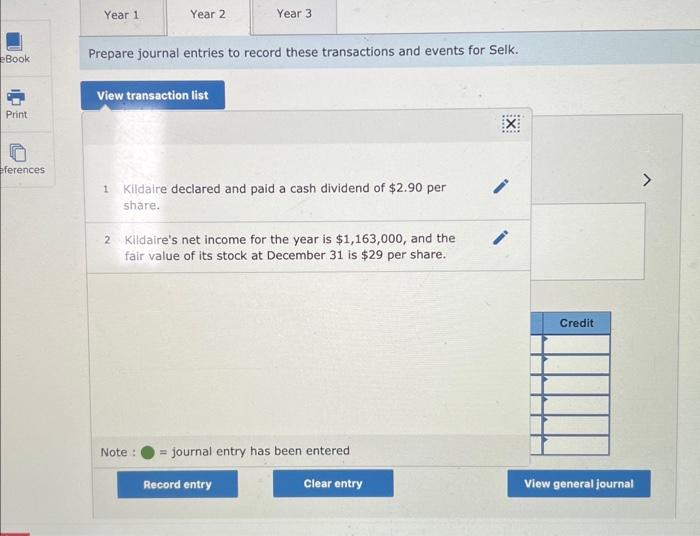 transactions and events in its long-term investments. Year 1 January 5 Selk