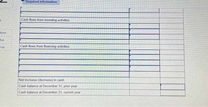 (4) all debits to Accounts Payable reflect cash payments for inventory. FORTEN