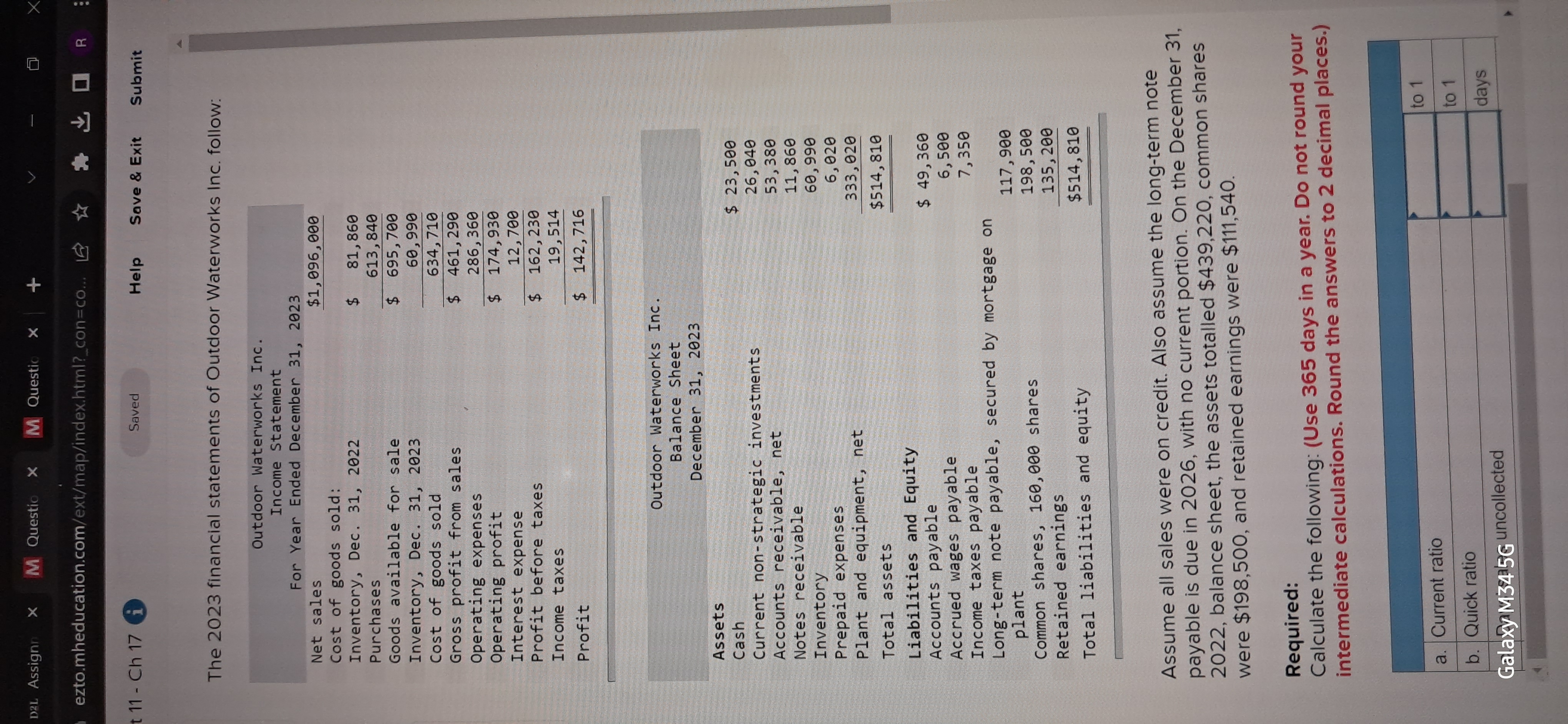 D2L Assignn M Questio X M Questio + ezto.mheducation.com/ext/map/index.html?_con=co... R St 11