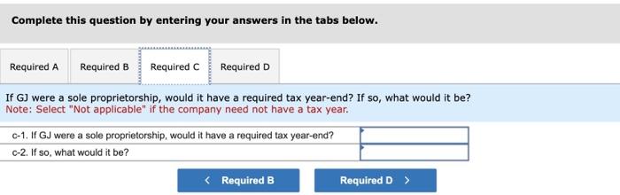 income for tax purposes for the year? Net business income Required A