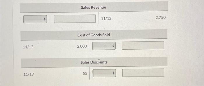 account titles and enter 0 for the amounts. List all debit entries