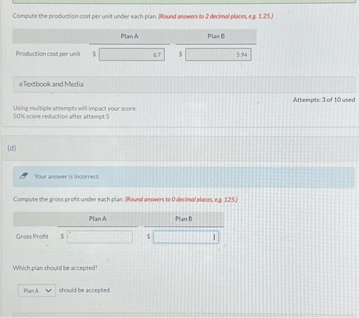 profit in 2022 Plan A would increase the unit selling price from