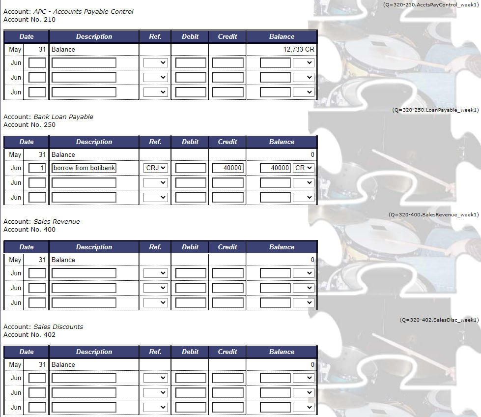 amount owing to Phin records, Check No. 603. Payment fell within discount