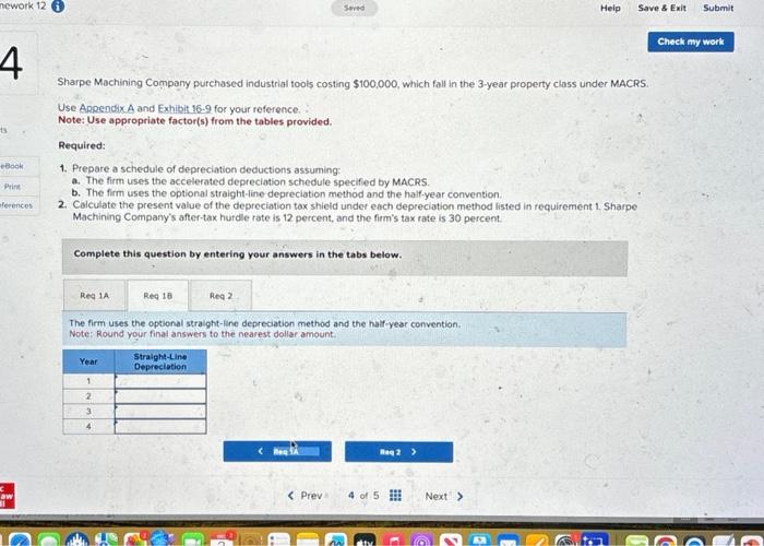 nework 12 Saved Help Save & Exit Submit 4. ts eBook Print