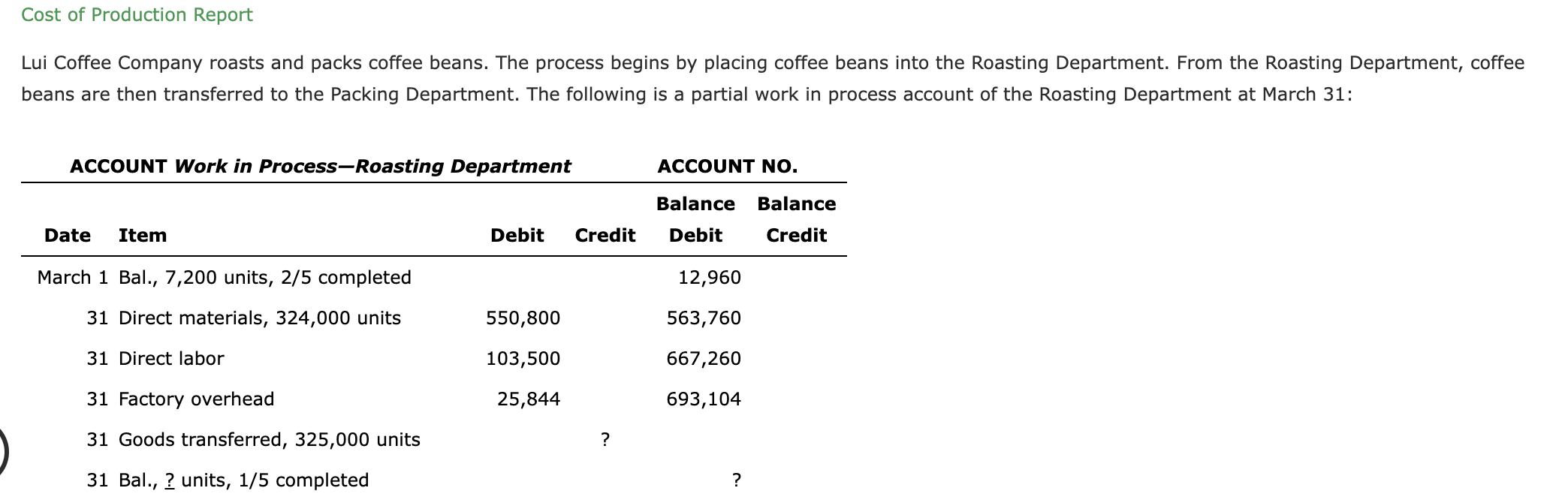 required, round your answers to two decimal places. Change in direct materials