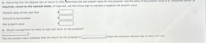 in evaluating the purchase of $133,600 of equipment, having a 4-year useful