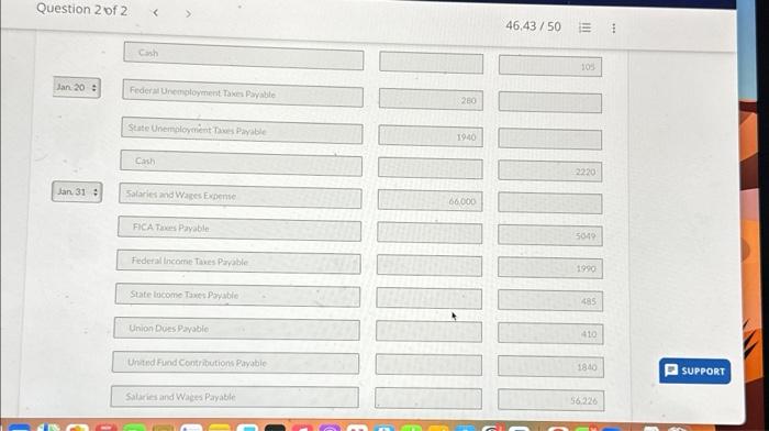 $865.00 to union treasurer for union dues.. 12 Remitted check for $1,935.00