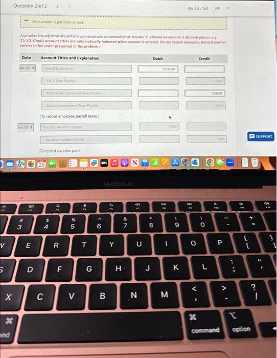 withheld. 15 Purchased U.S. Savings Bonds for employees by writing check for