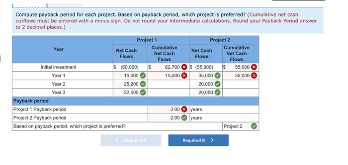 unequal cash flows LO P1, P3 Gonzalez Company is considering two new